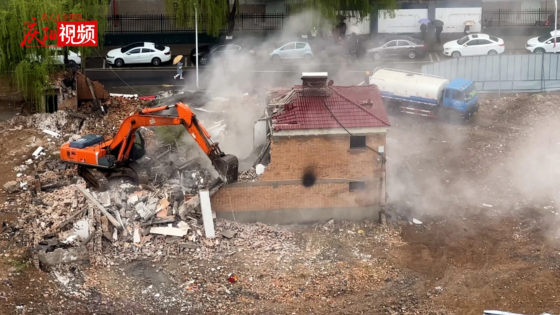 【現場直擊】原市委17號片區——西峰區最后一個棚改項目征遷工作全面完成