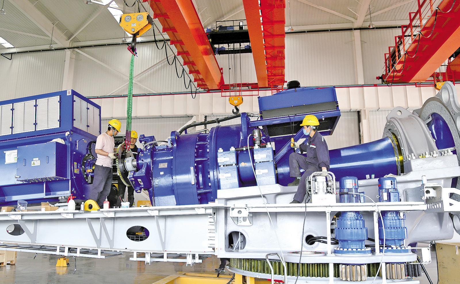 慶陽三一風電智能制造項目建成投產