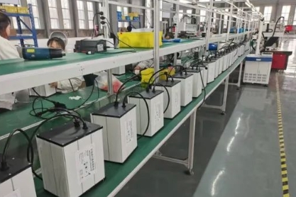 【中國算谷 智慧慶陽】中鈉儲能正寧生產基地鈉離子路燈電池趕貨中