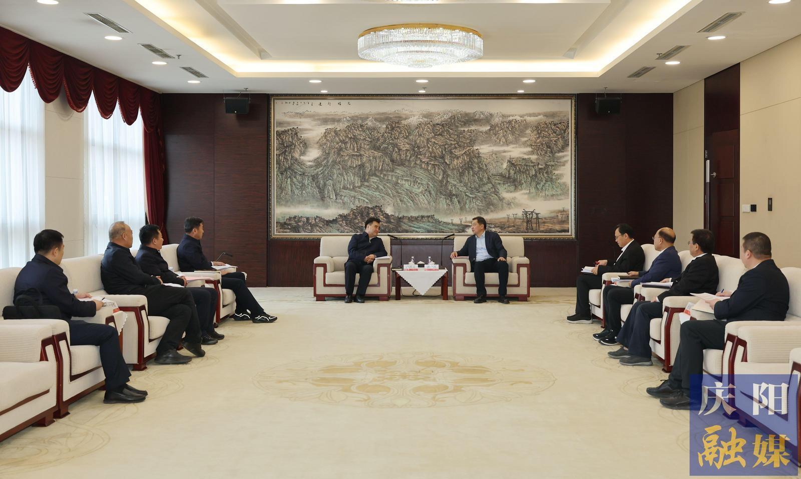 黃澤元赴國網甘肅省電力公司對接工作