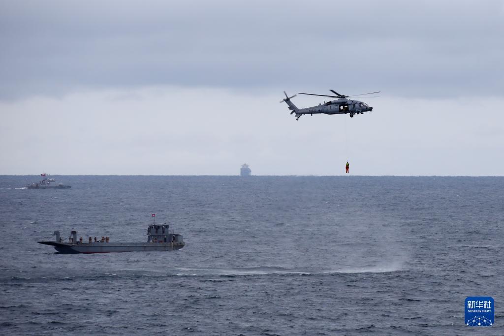 中柬“金龍-2025”聯演舉行海空方向實兵演練