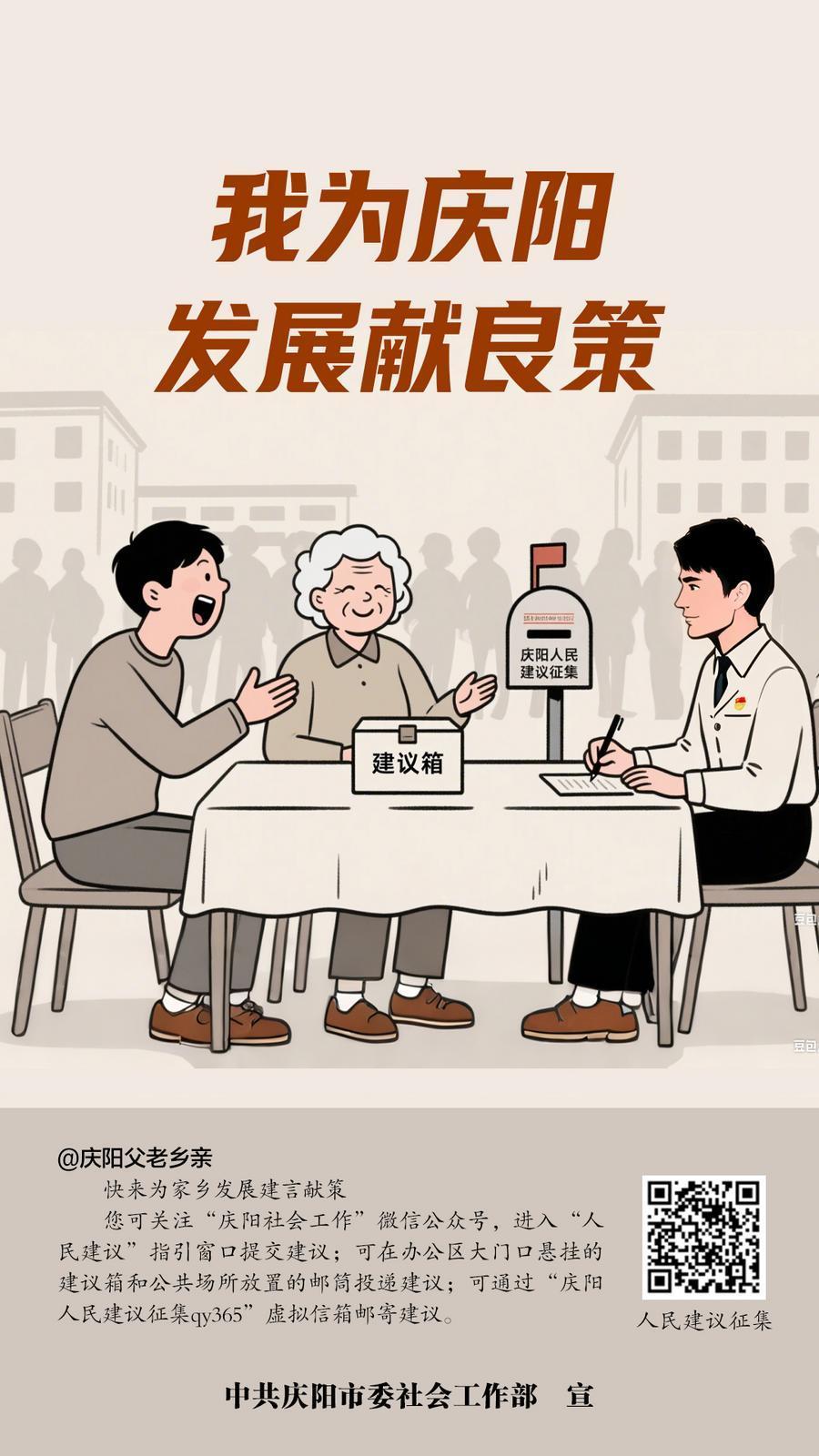 【微海報】黃土塬上聽民聲  岐黃故里謀新篇——我為慶陽發展獻良策