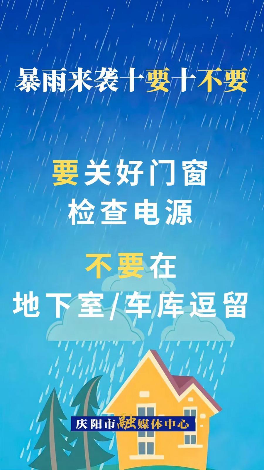 微海報︱暴雨來襲十要十不要③