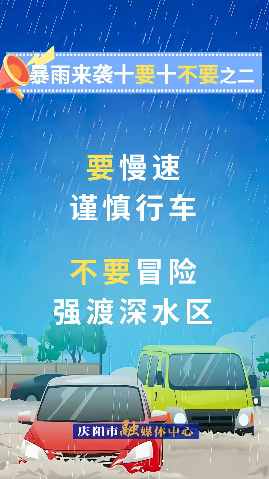 微海報︱暴雨來襲十要十不要②