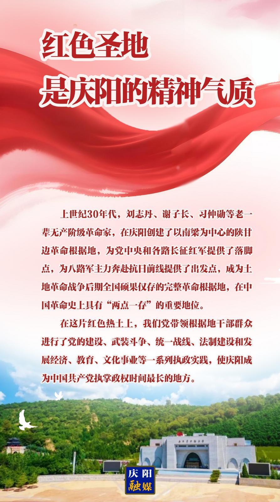 【微海報(bào)】紅色圣地是慶陽(yáng)的精神氣質(zhì)