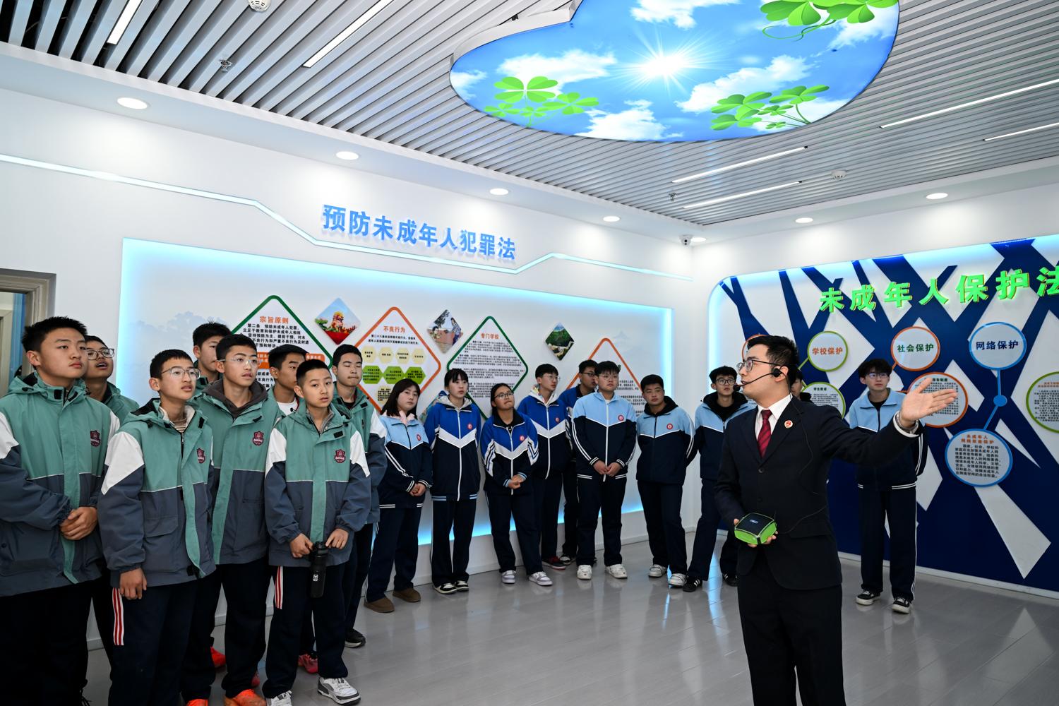 慶陽市青少年模擬法庭活動舉辦