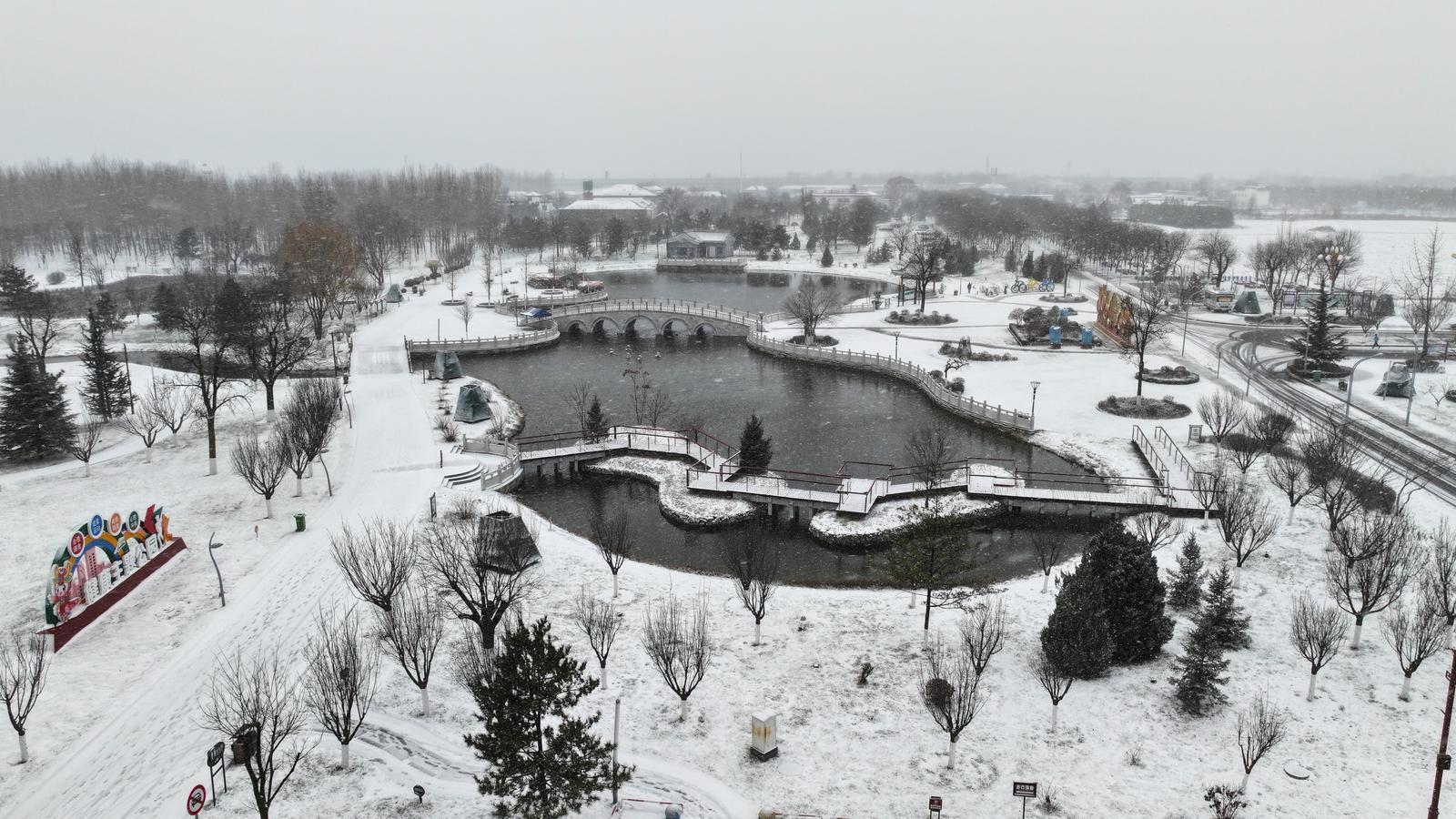 【攝影報道】慶陽迎來今冬首場降雪