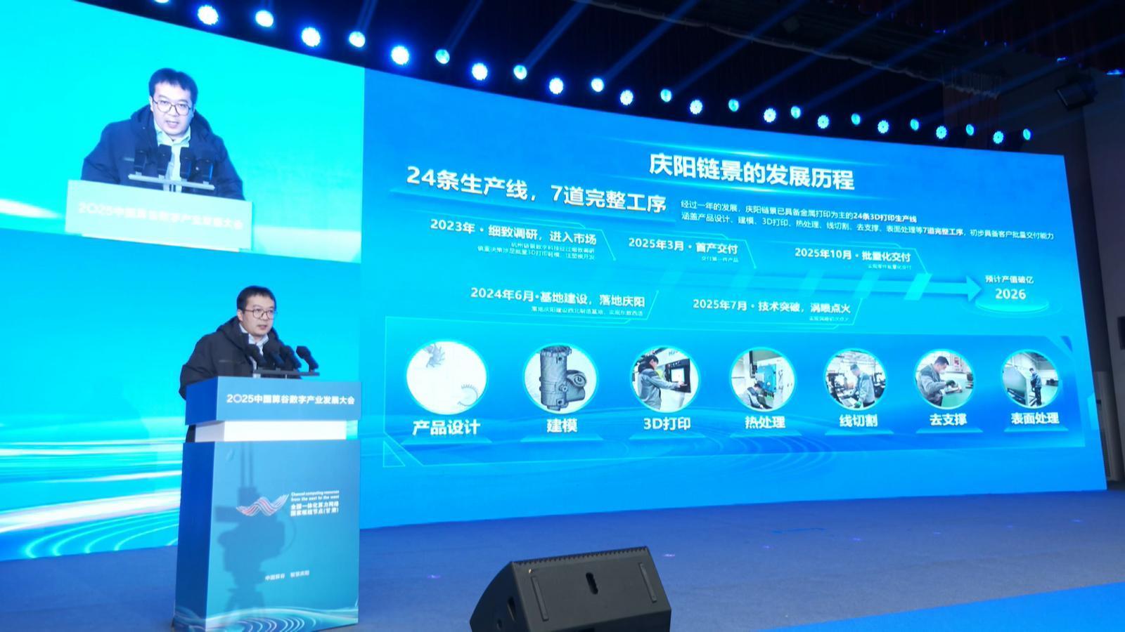 中國算谷2025數算成果（15）丨慶陽鏈景增材制造重塑區域制造業發展格局