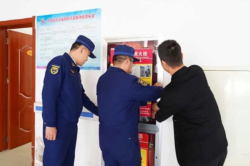 華池縣消防救援大隊持續上門指導轄區養老服務機構消防安全隱患整改工作